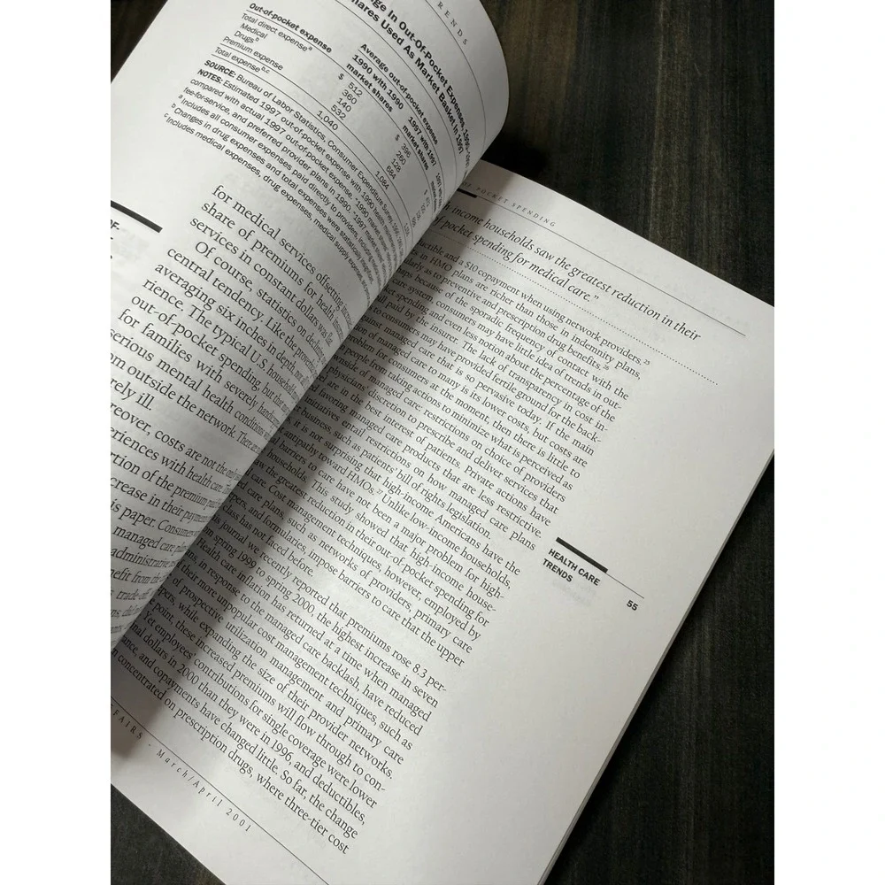 Health Affairs March April 2001 Healthcare‎ Trends and Research Journal